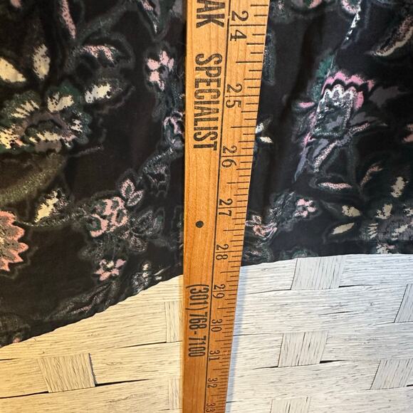 Lane Bryant womens blouse cottagecore eyelet ribbon embroidered bohemian plus SZ - Picture 8 of 10